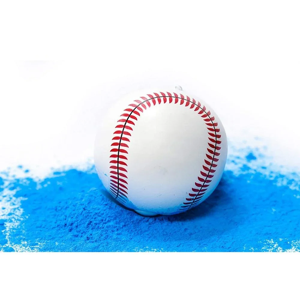 Two Gender Reveal Baseballs set